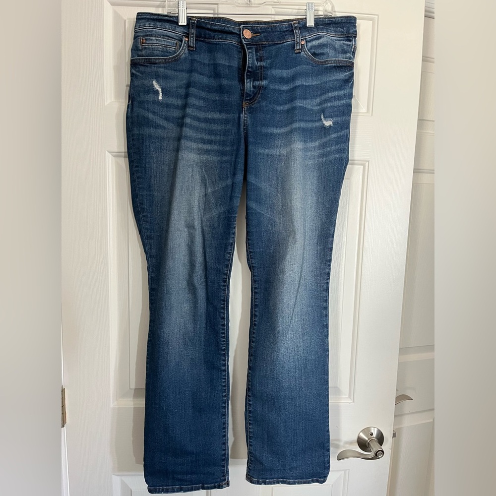 Women's Blue Jeans - Catherine “boyfriend jeans”.
